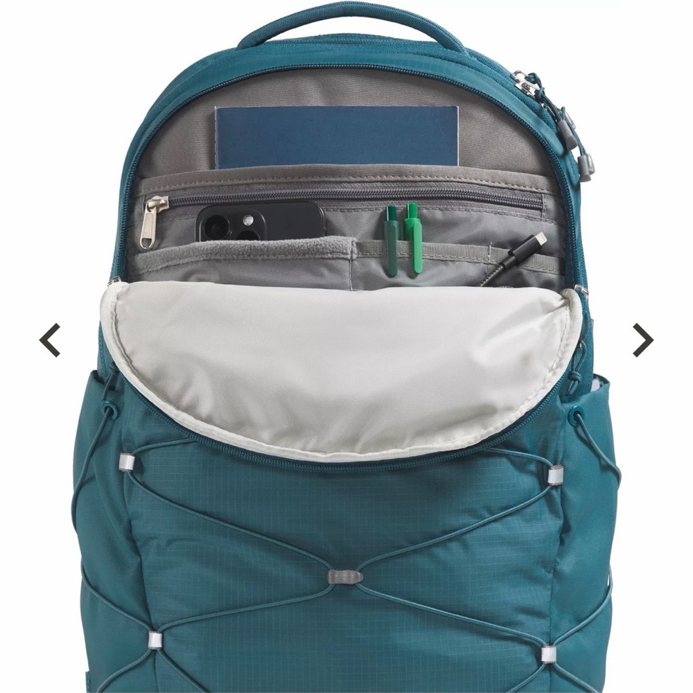 The North Face Women’s BOREALIS  LUXE Blue/teal Backpack - BNWT - Picture 5 of 11